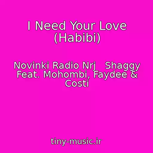کاور آهنگ I Need Your Love (Habibi) از Novinki Radio Nrj   Shaggy Feat. Mohombi, Faydee & Costi