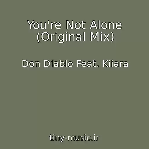 کاور آهنگ You're Not Alone (Original Mix) از Don Diablo Feat. Kiiara