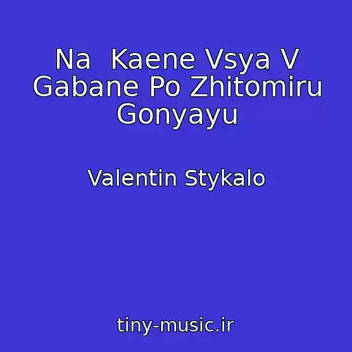 کاور آهنگ Na  Kaene Vsya V Gabane Po Zhitomiru Gonyayu از Valentin Stykalo