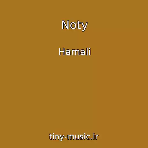کاور آهنگ Noty از Hamali