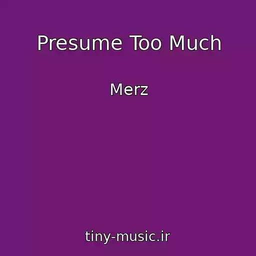 کاور آهنگ Presume Too Much از Merz