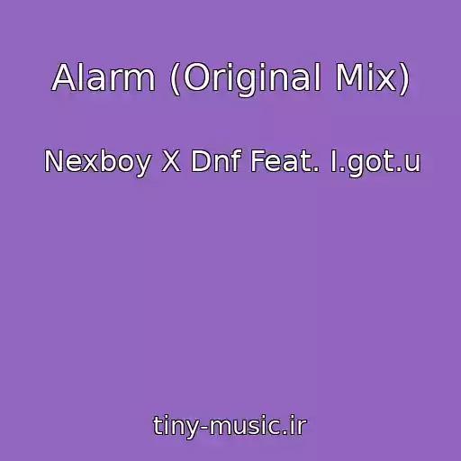 کاور آهنگ Alarm (Original Mix) از Nexboy X Dnf Feat. I.got.u