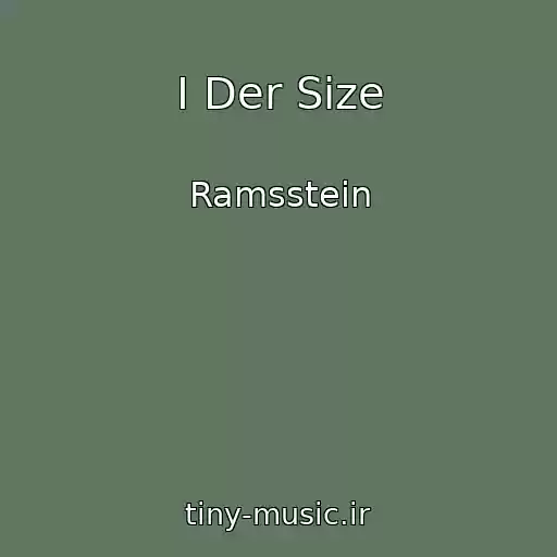 کاور آهنگ I Der Size از Ramsstein
