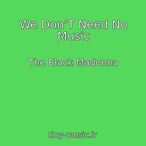 کاور آهنگ We Don’T Need No Music از The Black Madonna