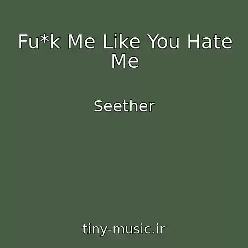 کاور آهنگ Fu*k Me Like You Hate Me از Seether