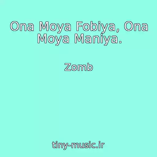 کاور آهنگ Ona Moya Fobiya, Ona Moya Maniya. از Zomb