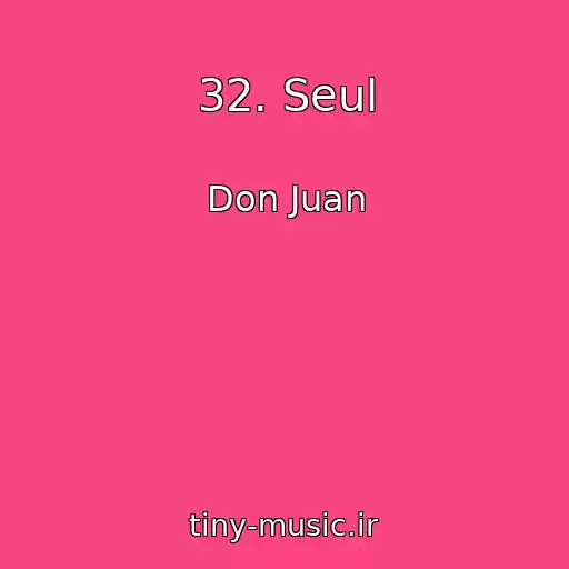 کاور آهنگ 32. Seul از Don Juan