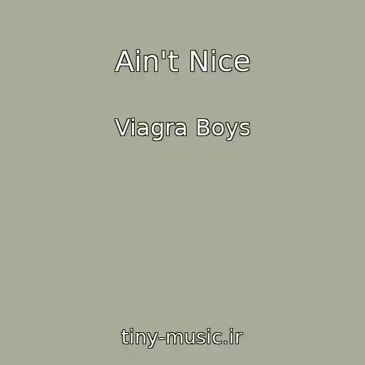 کاور آهنگ Ain't Nice از Viagra Boys