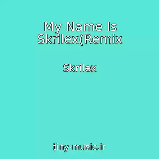کاور آهنگ My Name Is Skrilex(Remix از Skrilex