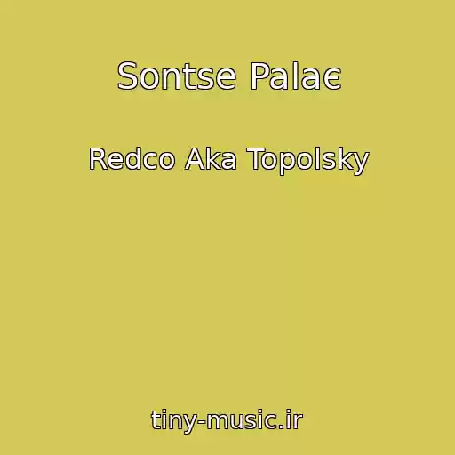 کاور آهنگ Sontse Palaє از Redco Aka Topolsky