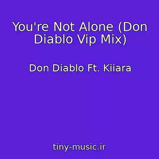 کاور آهنگ You're Not Alone (Don Diablo Vip Mix) از Don Diablo Ft. Kiiara