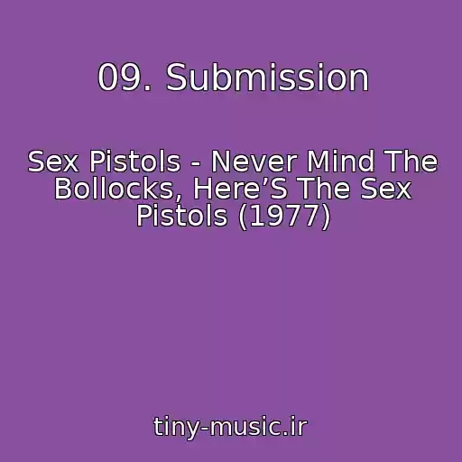 کاور آهنگ 09. Submission از Sex Pistols - Never Mind The Bollocks, Here’S The Sex Pistols (1977)