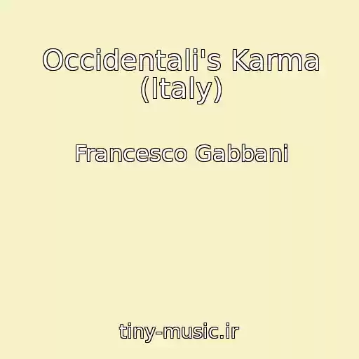 کاور آهنگ Occidentali's Karma (Italy) از Francesco Gabbani