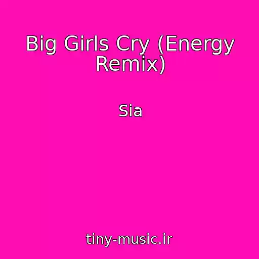 کاور آهنگ Big Girls Cry (Energy Remix) از Sia