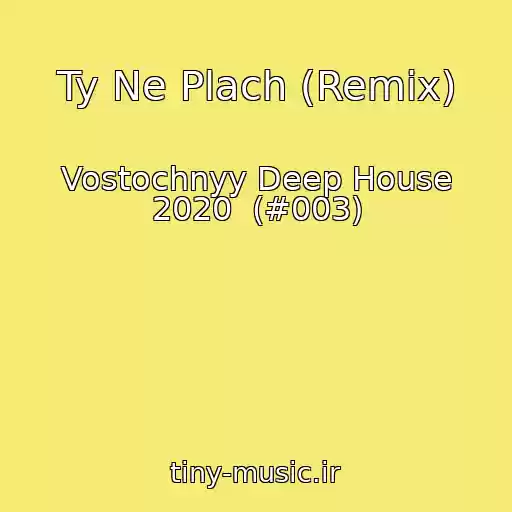 کاور آهنگ Ty Ne Plach (Remix) از Vostochnyy Deep House 2020  (#003)