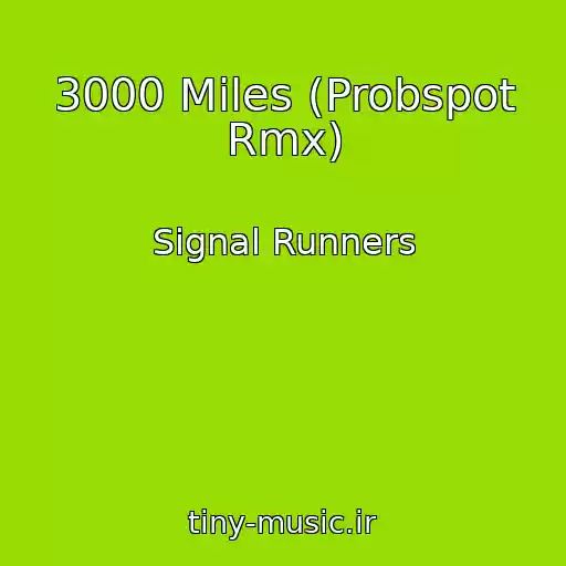 کاور آهنگ 3000 Miles (Probspot Rmx) از Signal Runners