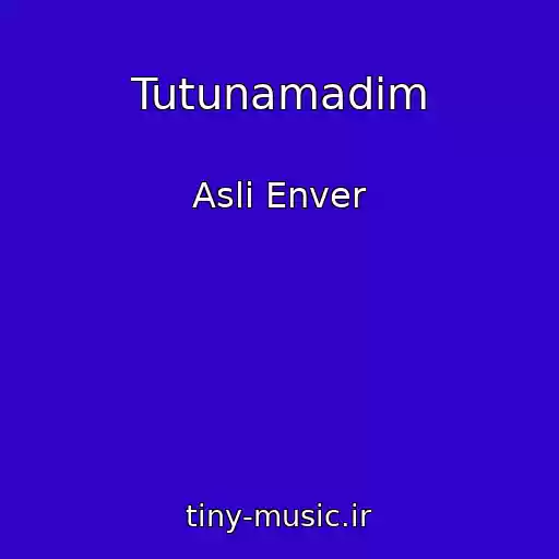کاور آهنگ Tutunamadim از Asli Enver