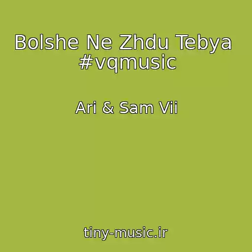 کاور آهنگ Bolshe Ne Zhdu Tebya  #vqmusic از Ari & Sam Vii