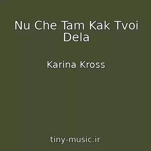 کاور آهنگ Nu Che Tam Kak Tvoi Dela از Karina Kross