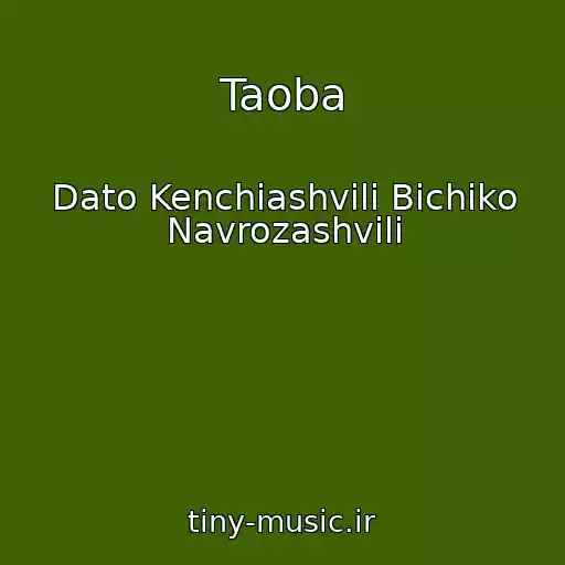 کاور آهنگ Taoba از Dato Kenchiashvili Bichiko Navrozashvili