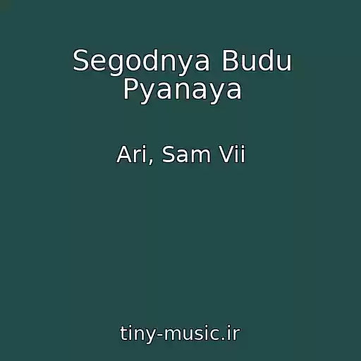 کاور آهنگ Segodnya Budu Pyanaya از Ari, Sam Vii