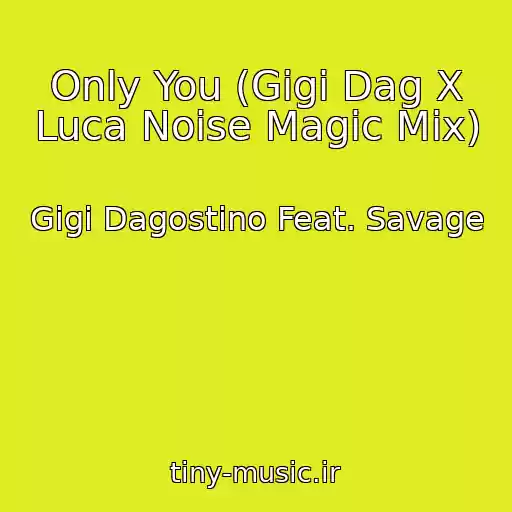 کاور آهنگ Only You (Gigi Dag X Luca Noise Magic Mix) از Gigi Dagostino Feat. Savage