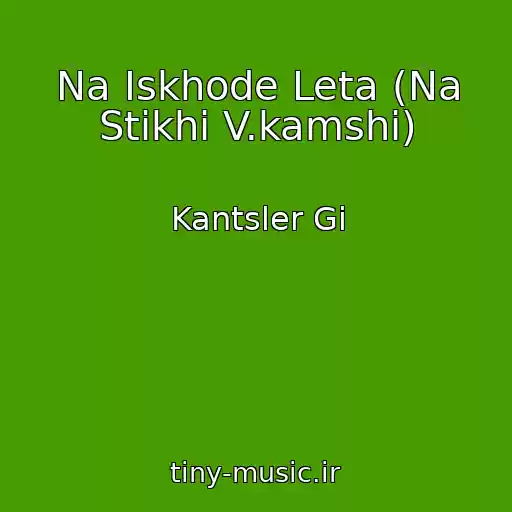 کاور آهنگ Na Iskhode Leta (Na Stikhi V.kamshi) از Kantsler Gi