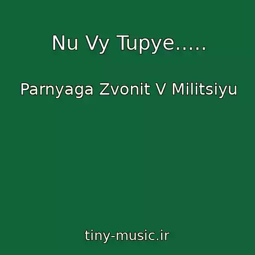 کاور آهنگ Nu Vy Tupye..... از Parnyaga Zvonit V Militsiyu