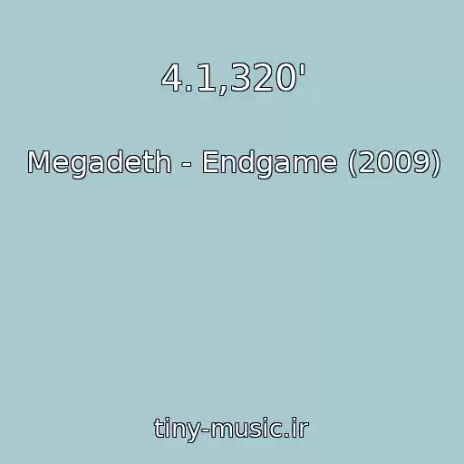 کاور آهنگ 4.1,320' از Megadeth - Endgame (2009)