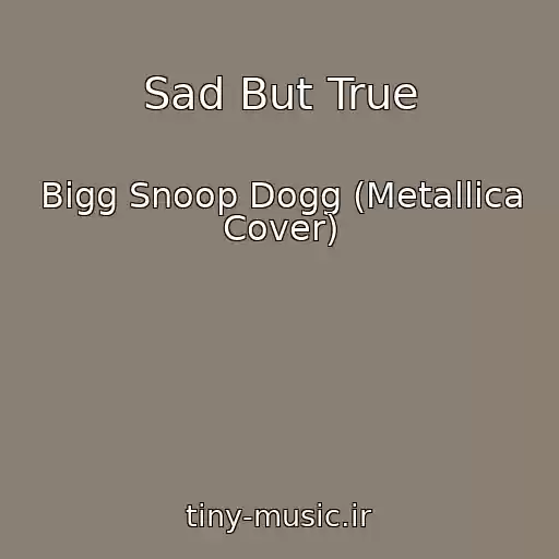 کاور آهنگ Sad But True از Bigg Snoop Dogg (Metallica Cover)