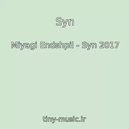 کاور آهنگ Syn از Miyagi Endshpil - Syn 2017