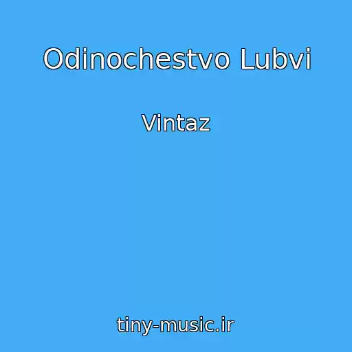 کاور آهنگ Odinochestvo Lubvi از Vintaz