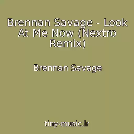 کاور آهنگ Brennan Savage - Look At Me Now (Nextro Remix) از Brennan Savage