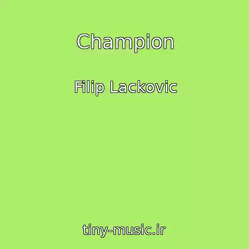 کاور آهنگ Champion از Filip Lackovic