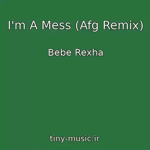 کاور آهنگ I'm A Mess (Afg Remix) از Bebe Rexha