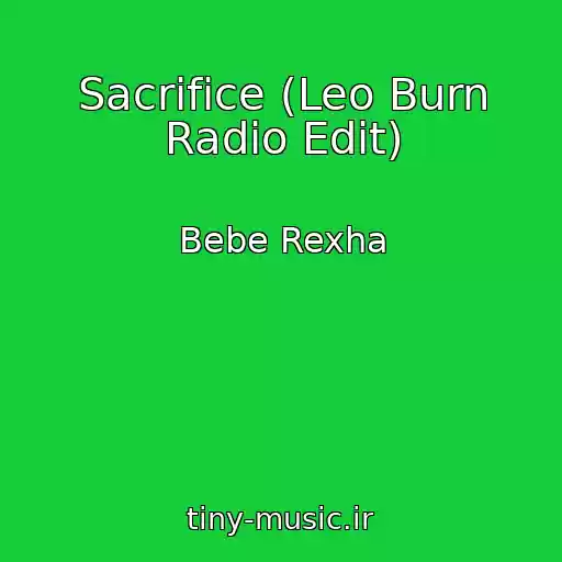 کاور آهنگ Sacrifice (Leo Burn Radio Edit) از Bebe Rexha