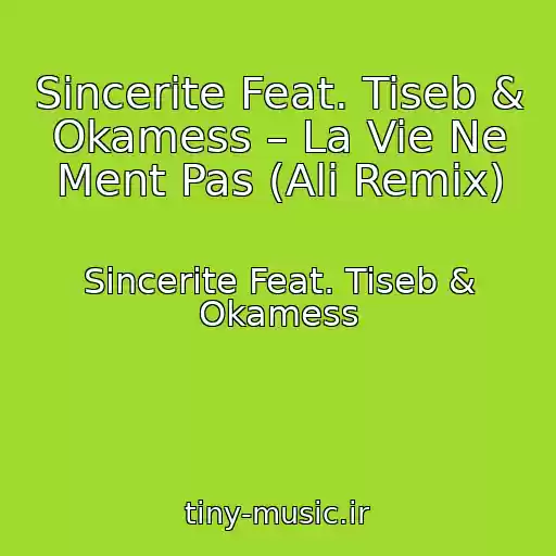 کاور آهنگ Sincerite Feat. Tiseb & Okamess – La Vie Ne Ment Pas (Ali Remix) از Sincerite Feat. Tiseb & Okamess
