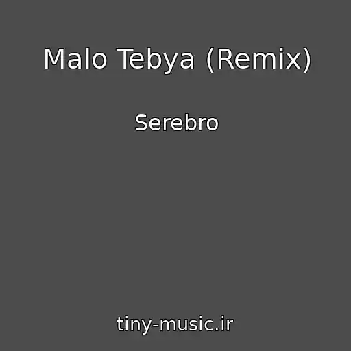 کاور آهنگ Malo Tebya (Remix) از Serebro