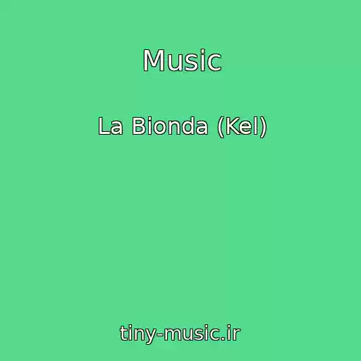 کاور آهنگ Music از La Bionda (Kel)
