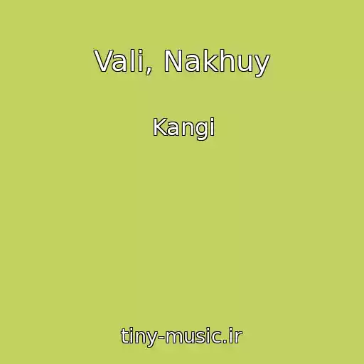 کاور آهنگ Vali, Nakhuy از Kangi
