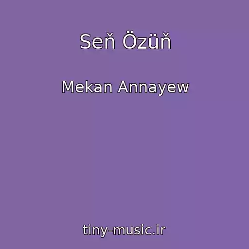 کاور آهنگ Seň Özüň از Mekan Annayew