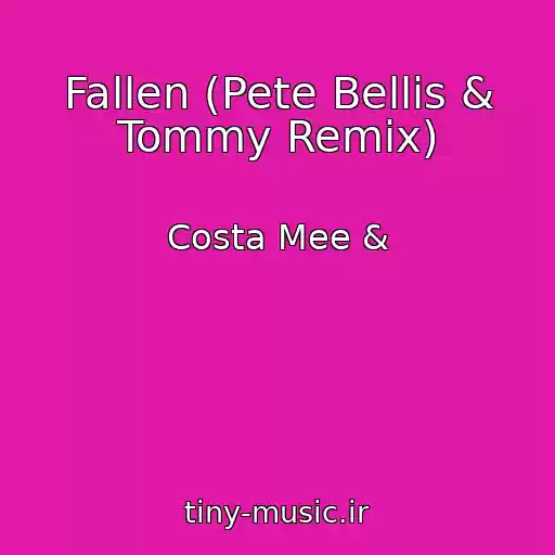 کاور آهنگ Fallen (Pete Bellis & Tommy Remix) از Costa Mee &