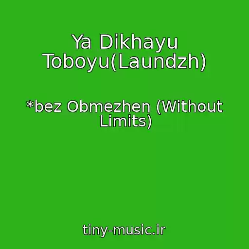 کاور آهنگ Ya Dikhayu Toboyu(Laundzh) از *bez Obmezhen (Without Limits)