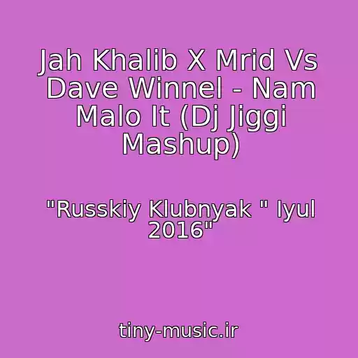 کاور آهنگ Jah Khalib X Mrid Vs Dave Winnel - Nam Malo It (Dj Jiggi Mashup) از "Russkiy Klubnyak " Iyul 2016"