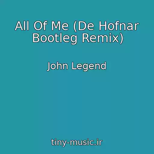 کاور آهنگ All Of Me (De Hofnar Bootleg Remix) از John Legend