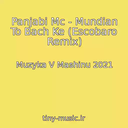 کاور آهنگ Panjabi Mc - Mundian To Bach Ke (Escobaro Remix) از Muzyka V Mashinu 2021