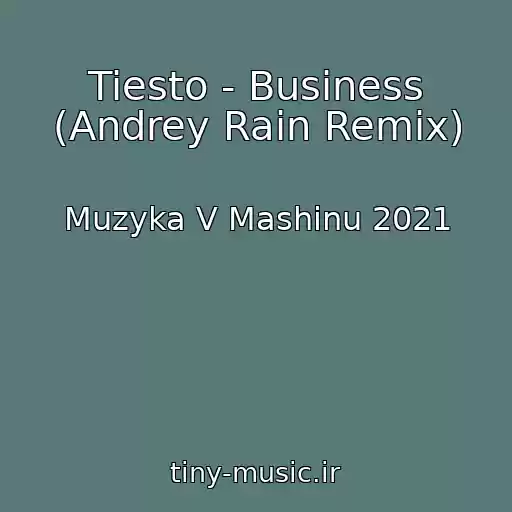 کاور آهنگ Tiesto - Business (Andrey Rain Remix) از Muzyka V Mashinu 2021