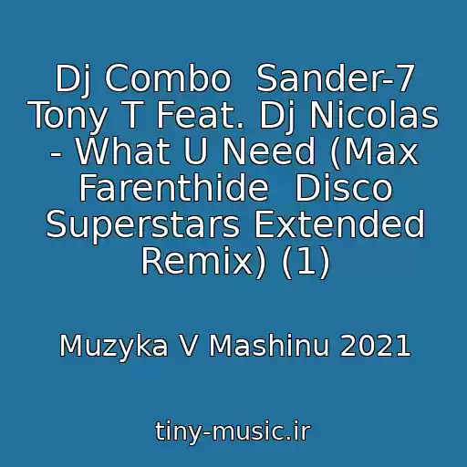 کاور آهنگ Dj Combo  Sander-7 Tony T Feat. Dj Nicolas - What U Need (Max Farenthide  Disco Superstars Extended Remix) (1) از Muzyka V Mashinu 2021