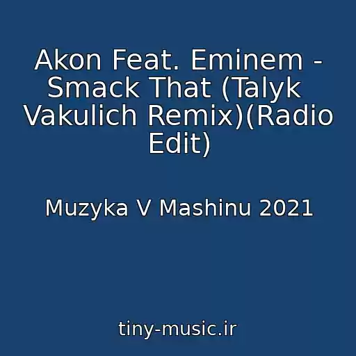 کاور آهنگ Akon Feat. Eminem - Smack That (Talyk  Vakulich Remix)(Radio Edit) از Muzyka V Mashinu 2021