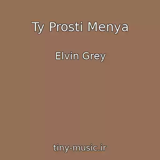 کاور آهنگ Ty Prosti Menya از Elvin Grey